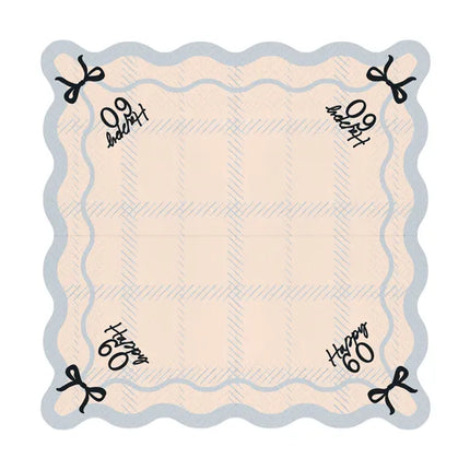 Servilletas 60 Años 33cm 12ud