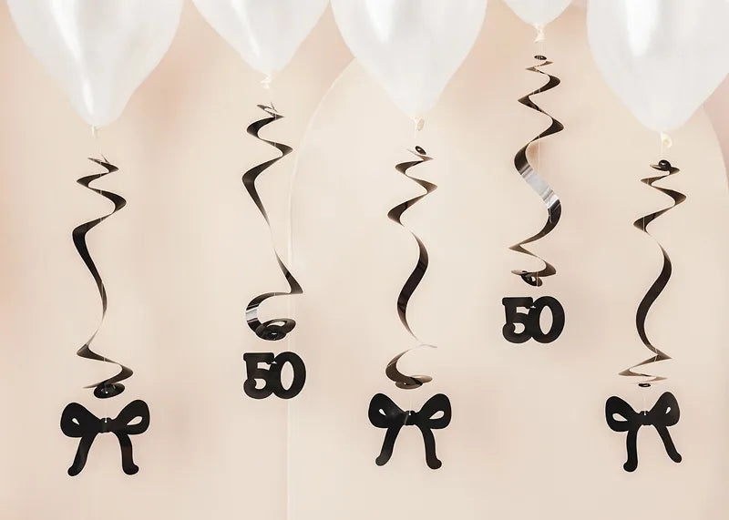 50 Años Decoración Colgante 50cm 5pcs