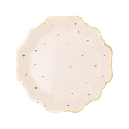 Platos Estrella Plata 21cm 6ud