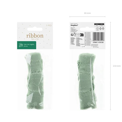 Cinta verde 5m 3uds