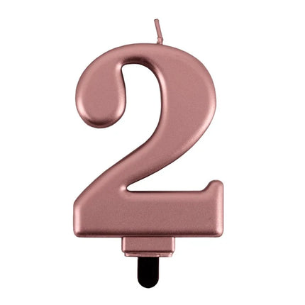 Vela de 2 años en oro rosa