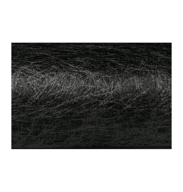 Camino de Mesa Negro Brillo 10M 30cm