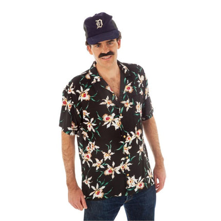 Camisa Magnum negra con estampado floral