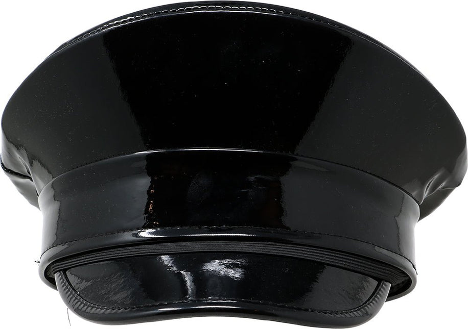 Black pvc cap hq van Fiestas Guirca koop je bij Partywinkel