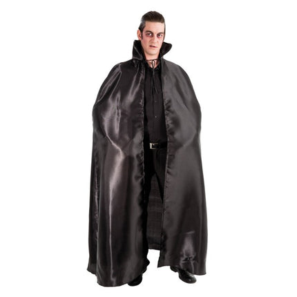 Capa de vampiro negra de 163 cm