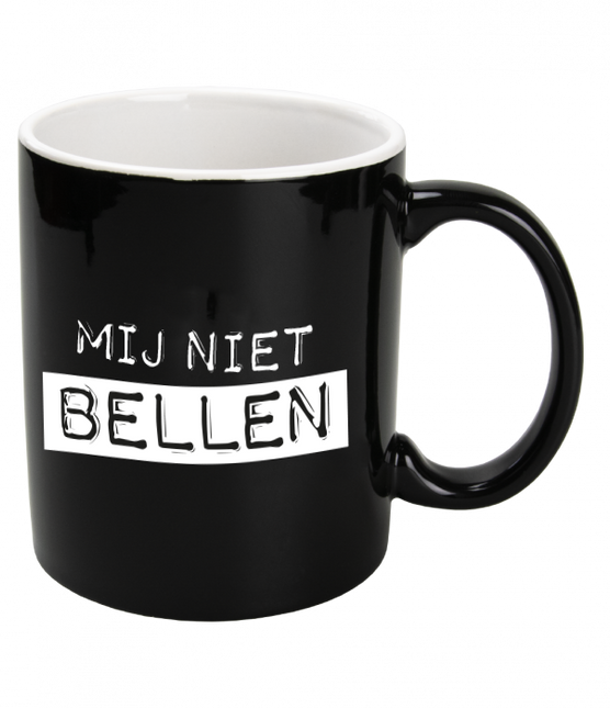 Taza Negra Me Not Bubbles 12cm