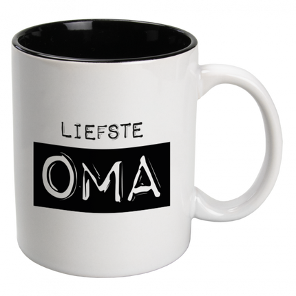 Taza Queridísima Abuela Cerámica Blanca Queridísima Abuela 12cm