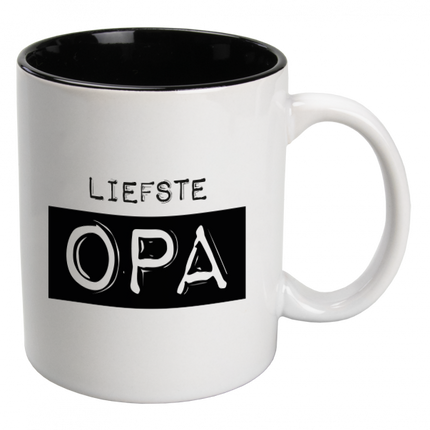 Taza Querido Abuelo Cerámica Blanca Querido Abuelo 12cm