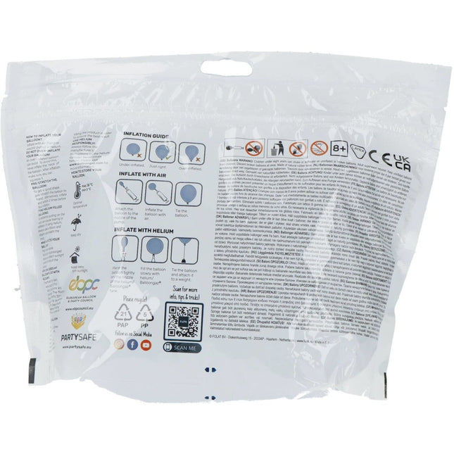 Blauwe Ballonnen Dutch Blue 33cm 50st van Folat koop je bij Partywinkel