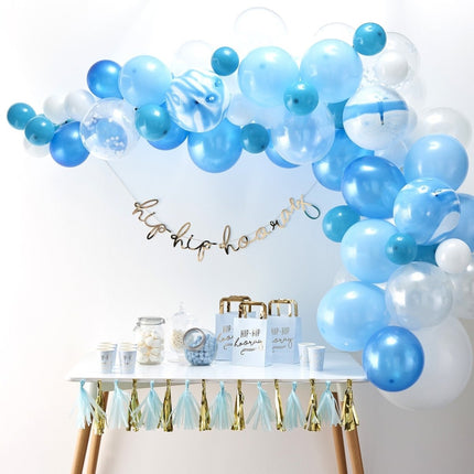 Blauwe Ballonnenboog DIY Set van Ginger Ray koop je bij Partywinkel