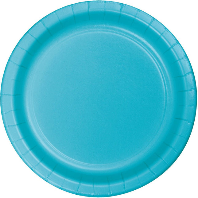 Blauwe Borden 23cm 24st van Creative Converting koop je bij Partywinkel