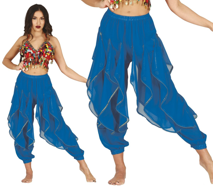 Pantalones azules Bailarina del vientre