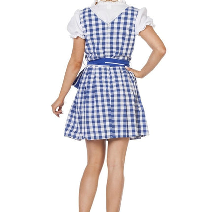 Blauwe Dirndl Jurk Oktoberfest Dames van Wilbers & Wilbers koop je bij Partywinkel