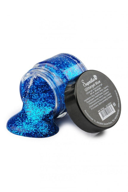 Blauwe Glitter Gel van Superstar koop je bij Partywinkel