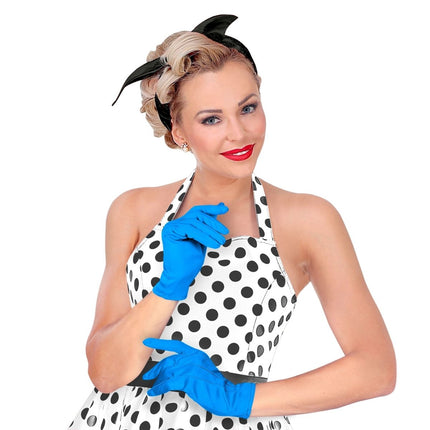 Blauwe Handschoenen van Widmann koop je bij Partywinkel