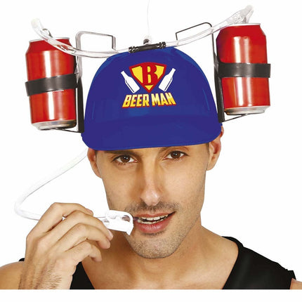 Blauwe Helm Bierkoning van Fiestas Guirca koop je bij Partywinkel