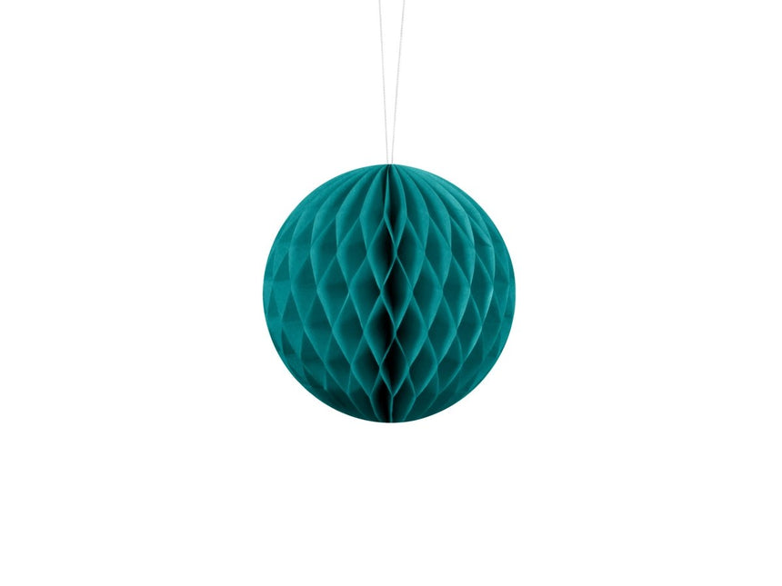 Blauwe Honeycomb van Partydeco koop je bij Partywinkel