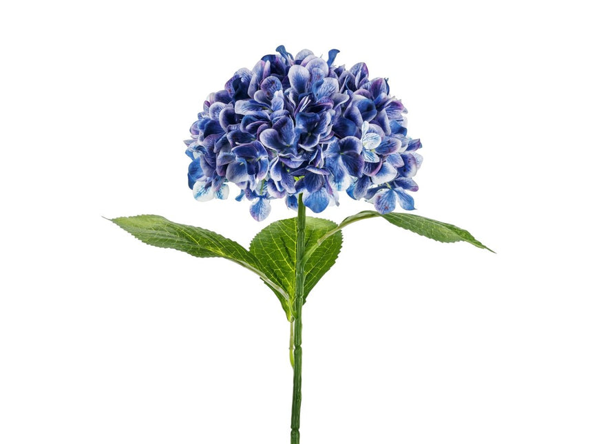 Blauwe Nep Bloem Hortensia 69cm van Partydeco koop je bij Partywinkel