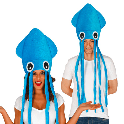 Blauwe Octopus Hoed van Fiestas Guirca koop je bij Partywinkel