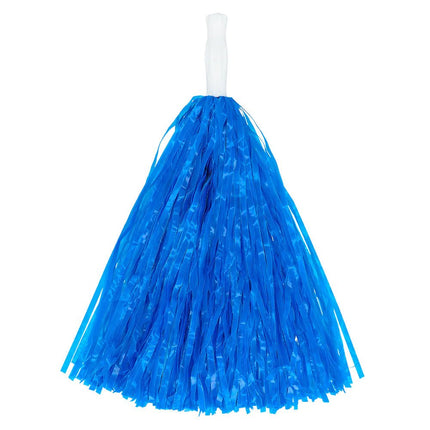 Blauwe Pompom 34cm van Boland koop je bij Partywinkel