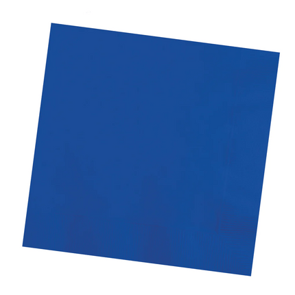 Blauwe Servetten 33cm 50st van Creative Converting koop je bij Partywinkel