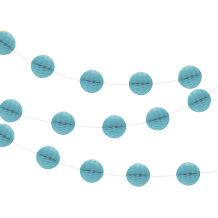 Blauwe Slinger Honeycombs 2,13m van Unique koop je bij Partywinkel