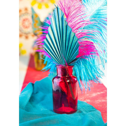 Blauwe Tafelloper Chiffon 3m van CHAKS koop je bij Partywinkel