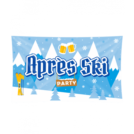 Blauwe Vlag Apres Ski Xxl 1,5m van Paper Dreams koop je bij Partywinkel
