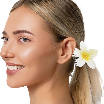 Bloem Haarclip Wit - Partywinkel - 8434077272510