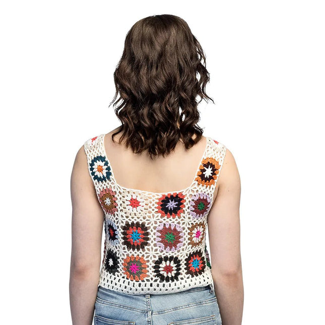 Bloemen Top Dames Gehaakt van Boland koop je bij Partywinkel