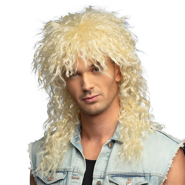 Blonde Pruik Rockster van Boland koop je bij Partywinkel
