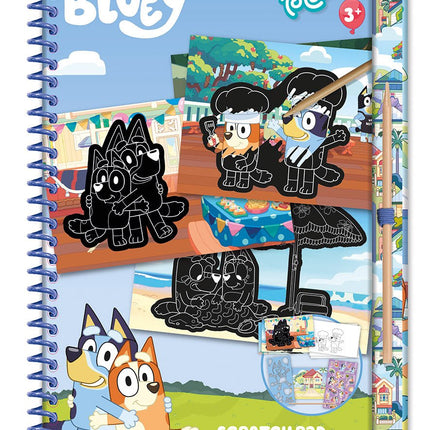 Bluey Knutsel Boek Kraskaarten - Partywinkel - 8714274290112