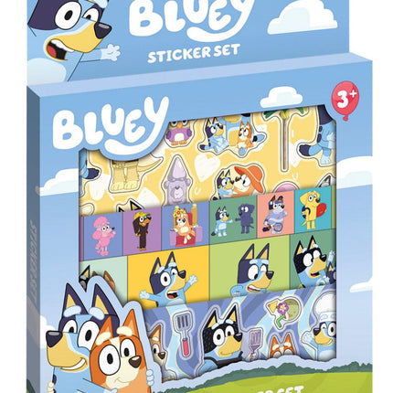 Bluey Stickers 3st - Partywinkel - 8714274290105