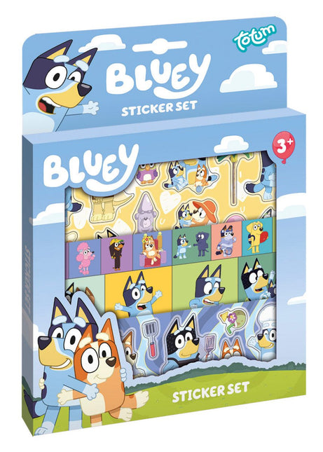 Bluey Stickers 3st - Partywinkel - 8714274290105
