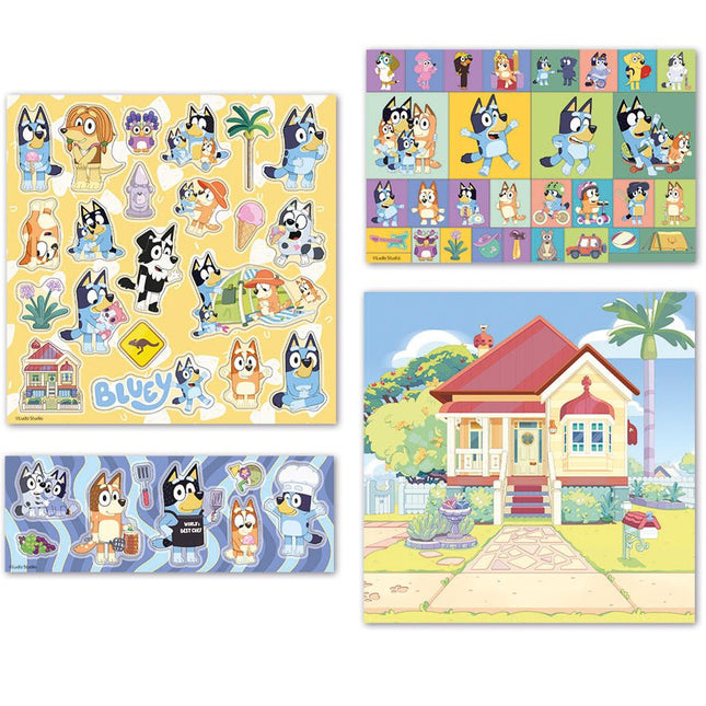Bluey Stickers 3st - Partywinkel - 8714274290105