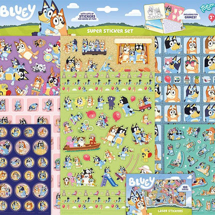 Bluey Stickers 7st - Partywinkel - 8714274290099