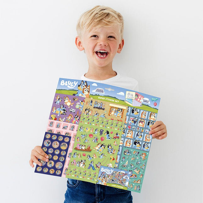 Bluey Stickers 7st - Partywinkel - 8714274290099