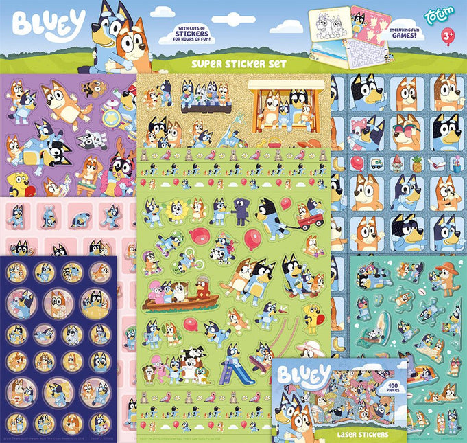 Bluey Stickers 7st - Partywinkel - 8714274290099