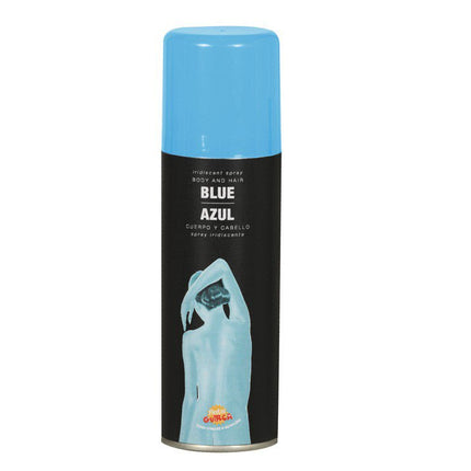 Bodypaint Spray Blauw 100ml van Fiestas Guirca koop je bij Partywinkel