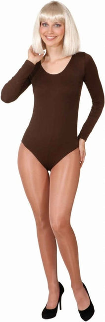 Bodysuit Bruin Dames van Orlob koop je bij Partywinkel