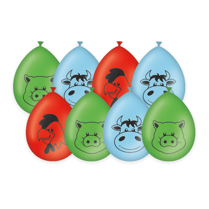 Boerderij Ballonnen 30cm 8st van Paper Dreams koop je bij Partywinkel