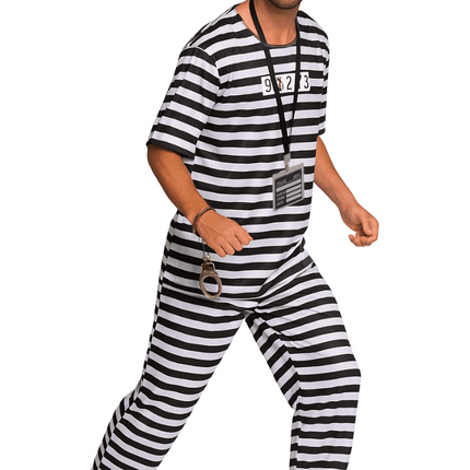 Boevenpak Zwart Wit 5 delig van PartyXclusive koop je bij Partywinkel