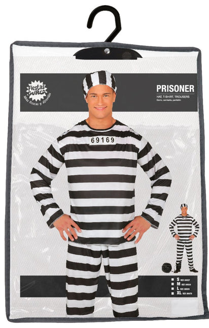 Boevenpak Zwart Wit Heren van Fiestas Guirca koop je bij Partywinkel