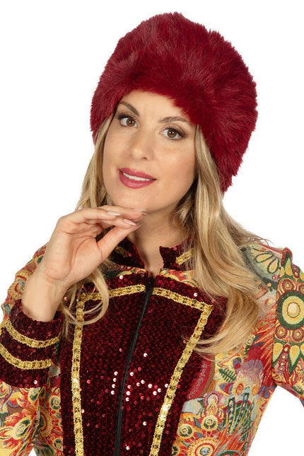 Bont Hoofdband Bordeaux Rood van Wilbers & Wilbers koop je bij Partywinkel