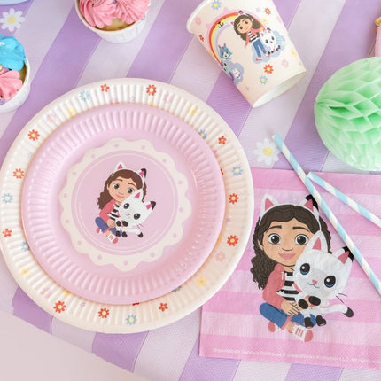 Borden Gabby's Dollhouse, 18 cm van Partydeco koop je bij Partywinkel