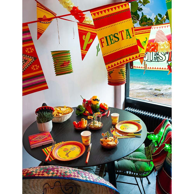 Borden Mexico Papier 23cm 10st van Boland koop je bij Partywinkel