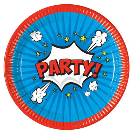 Borden Party 23cm 8st van Procos koop je bij Partywinkel
