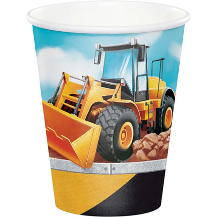 Bouw Bekers 256ml 8st van Creative Converting koop je bij Partywinkel