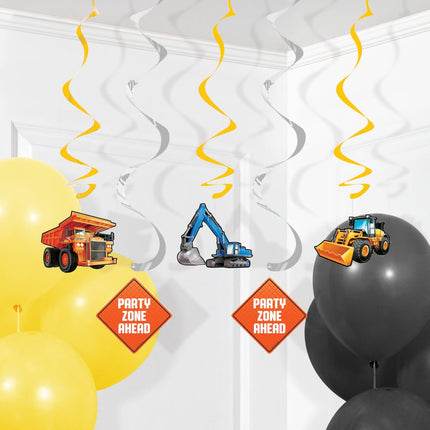 Bouw Hangdecoratie 99cm 5 delig van Creative Converting koop je bij Partywinkel