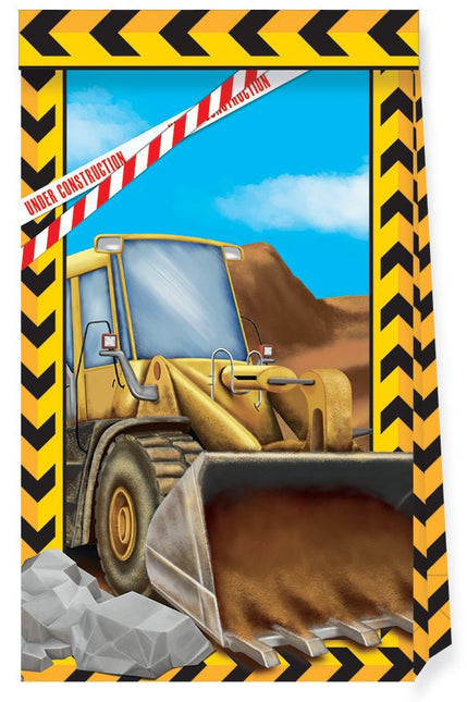 Bouw Uitdeelzakjes 4st van Procos koop je bij Partywinkel